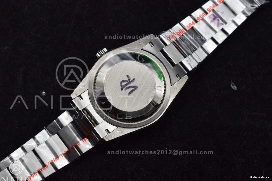 Edition 679 36 Dial Best on Roman BestValue SS DayDate 904L (Gain Steel Bracelet President QF vr3255 V5 Weight) Blue 0108